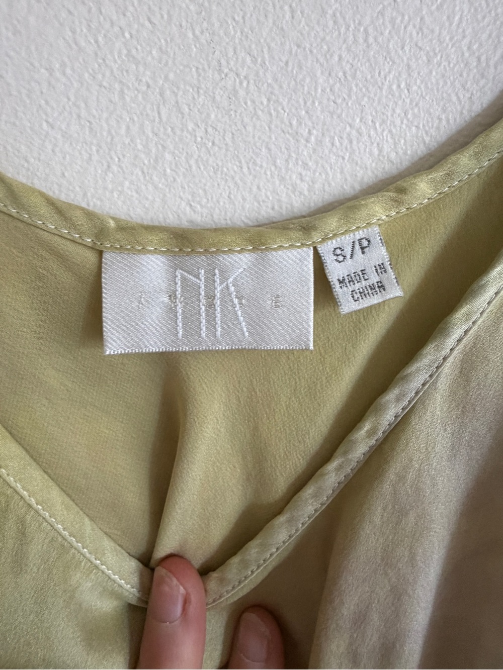 Vintage Hand Dyed Silk Dress with Subtle Multicolor Wash - Picture 8 of 16